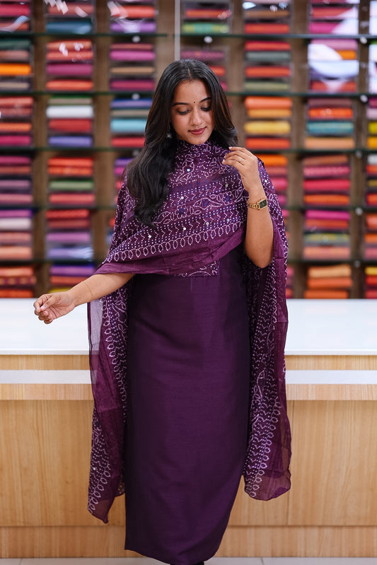 Kashmir Silk Unstitched Salwar Set 🌷 🌷K3059