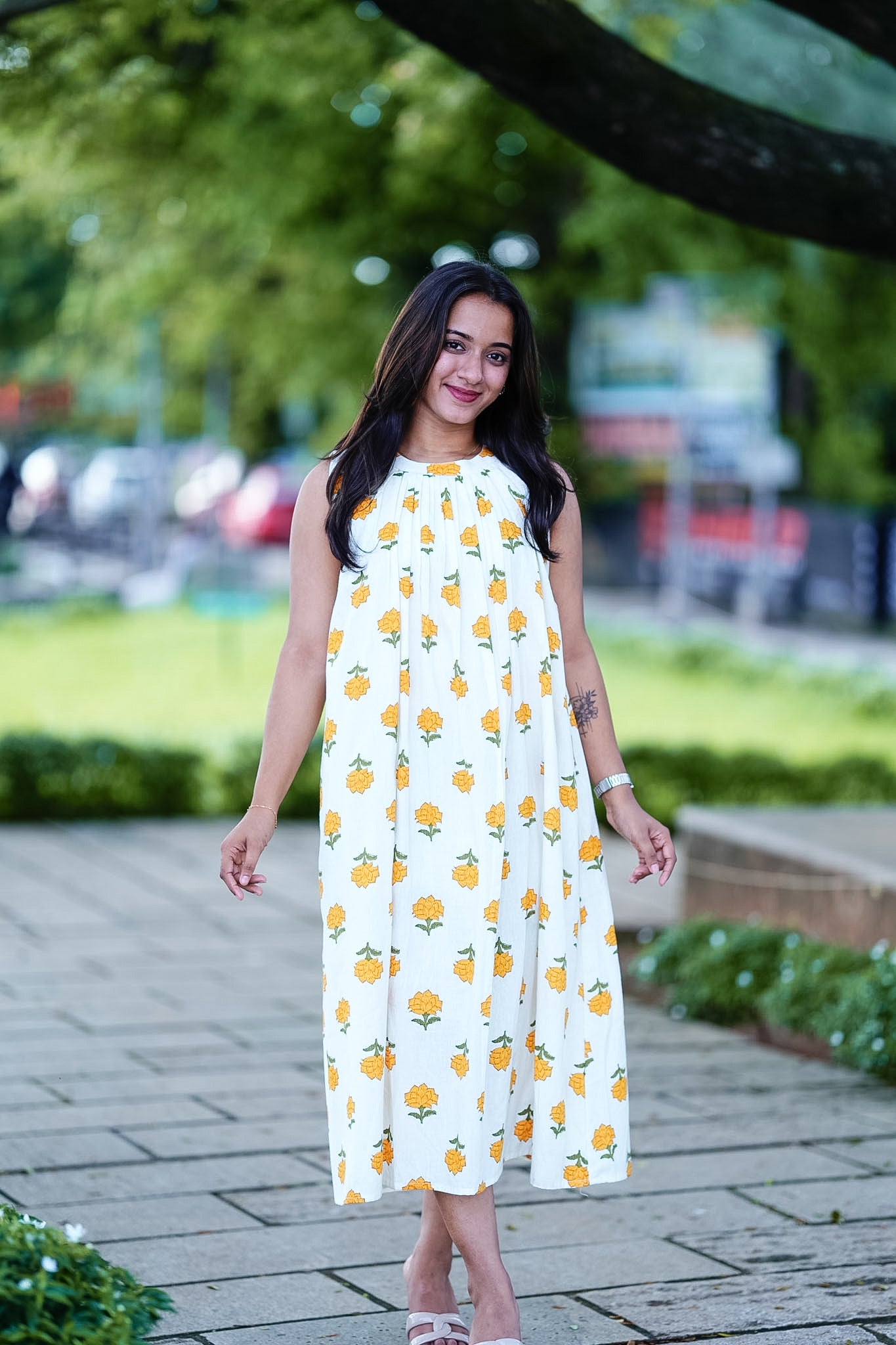 FLORAL MAXI DRESS🌸 K4004