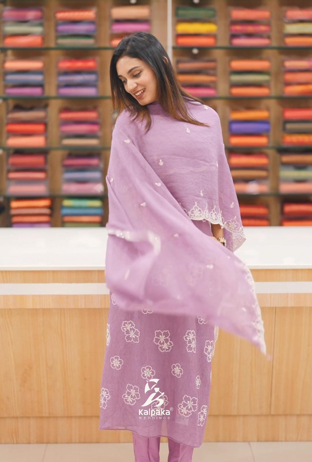 Pastel color Unstitched Salwar Set🪴🪴
