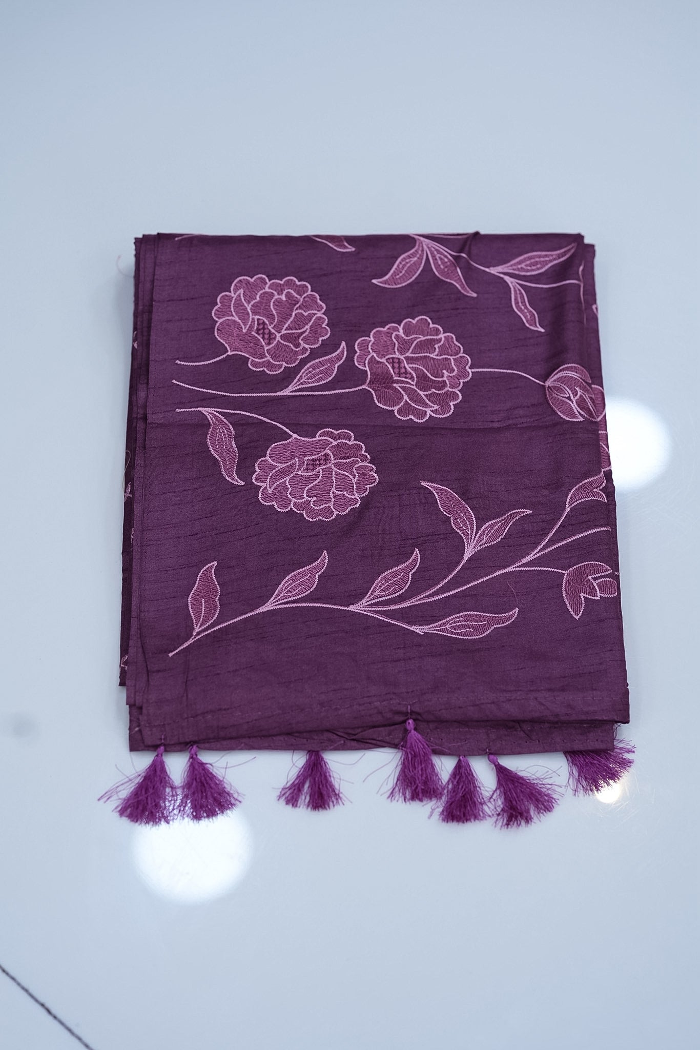 floral motifs Saree🍄🍄🍄🍄K2066