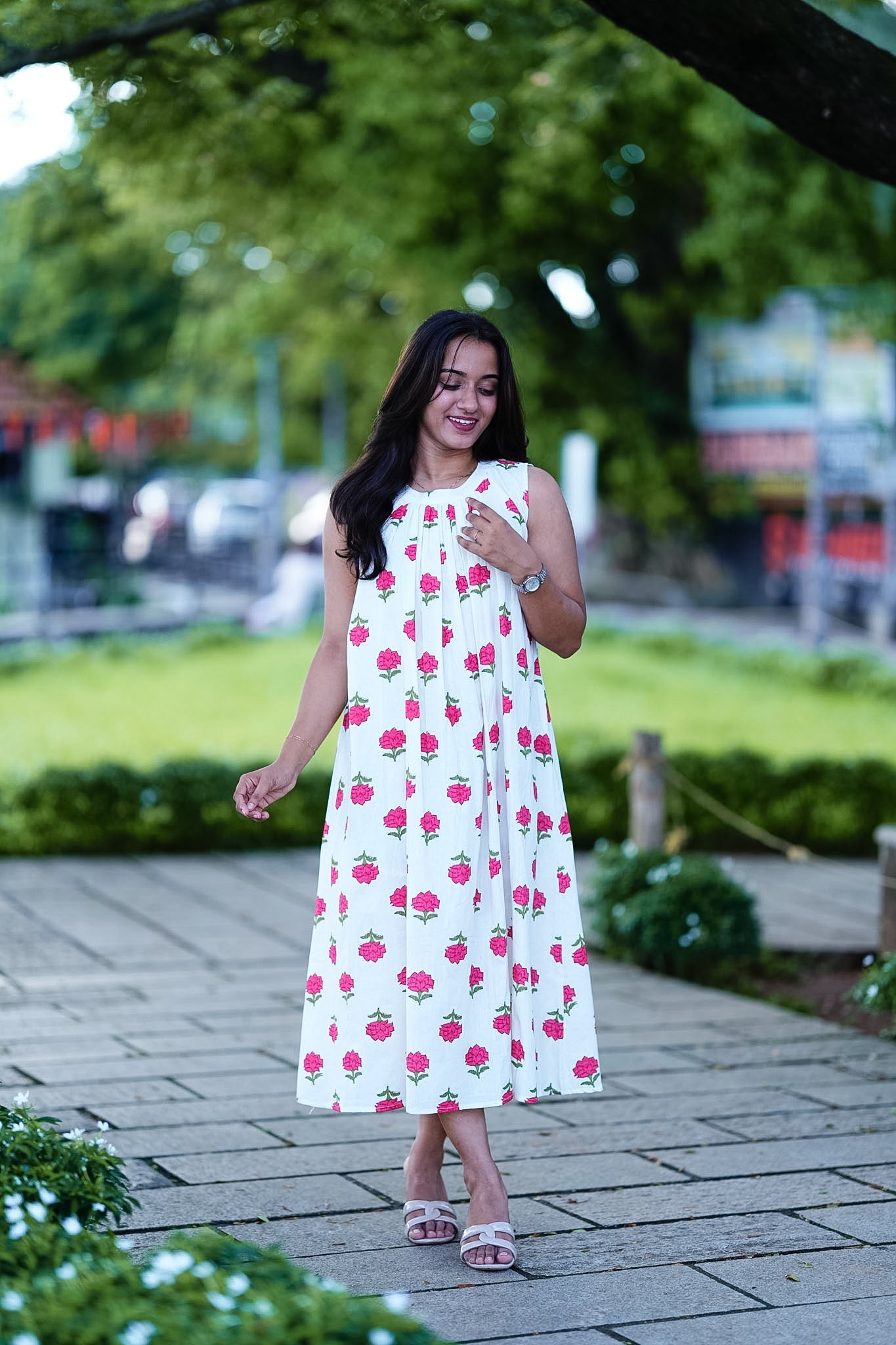 FLORAL MAXI DRESS🌸   K4004