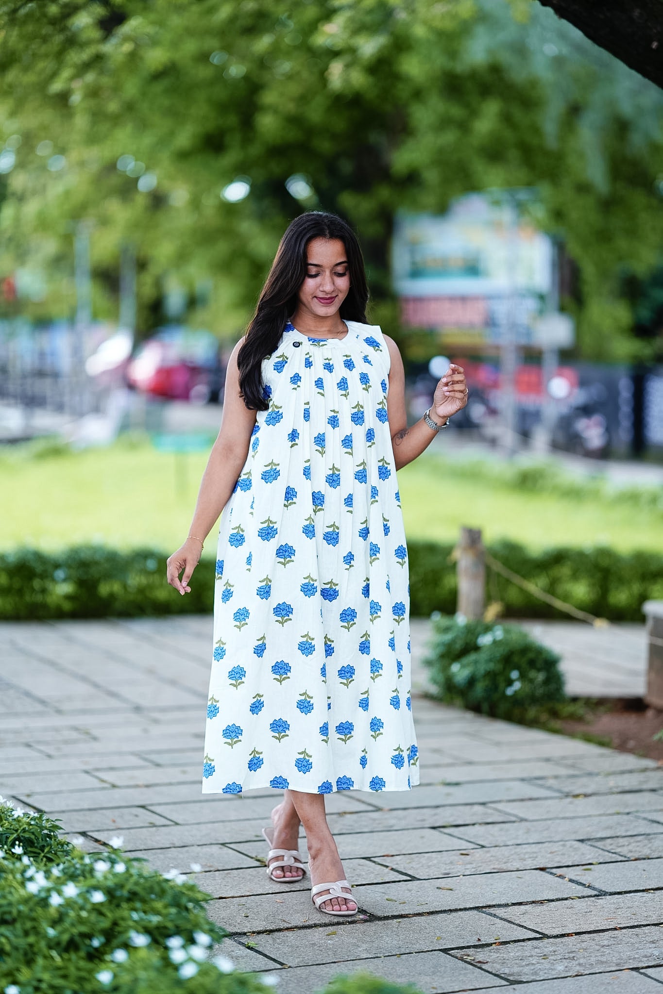 FLORAL MAXI DRESS🌸   K4004