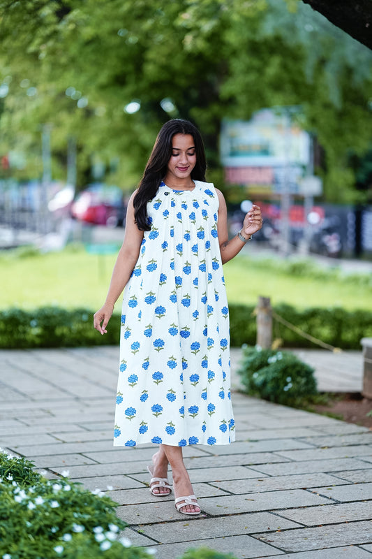 FLORAL MAXI DRESS🌸   K4004