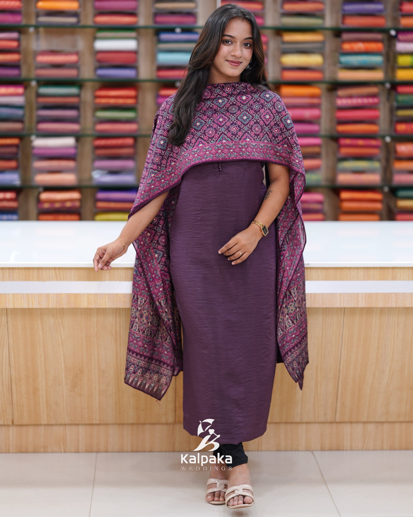 Kashmiri silk Unstitched Salwar set-   🔥 🔥 K3063