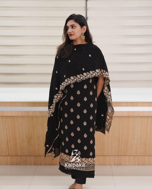 Viscose Georgette Motif Design- Unstitched salwar material🌱