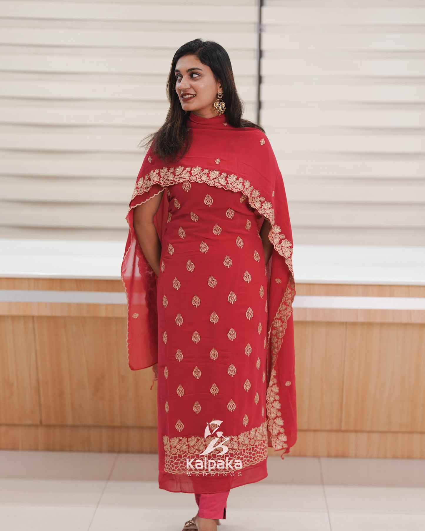 Viscose Georgette Motif Design- Unstitched salwar material🌱