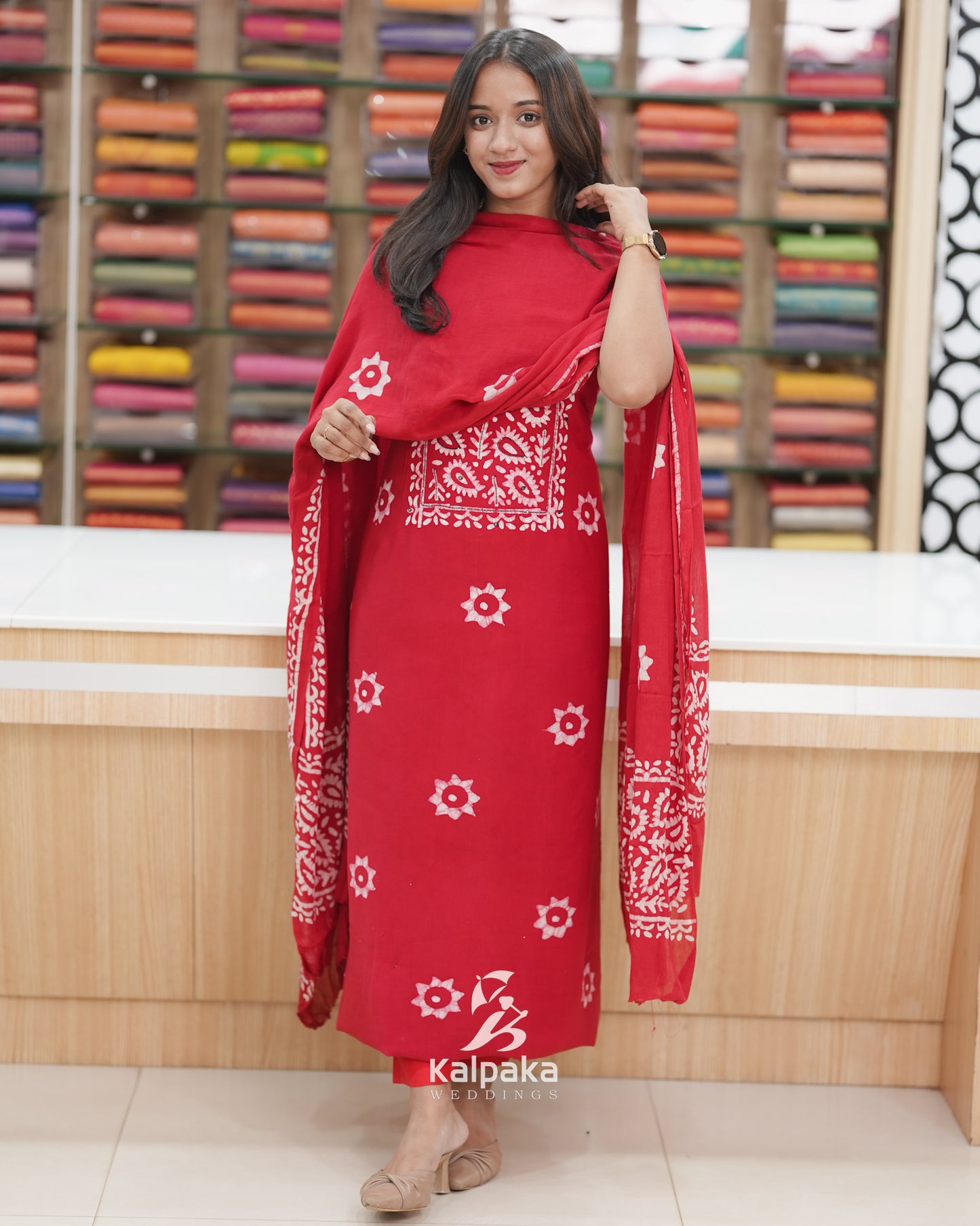 Unstitched  Rayon material 💐K3045