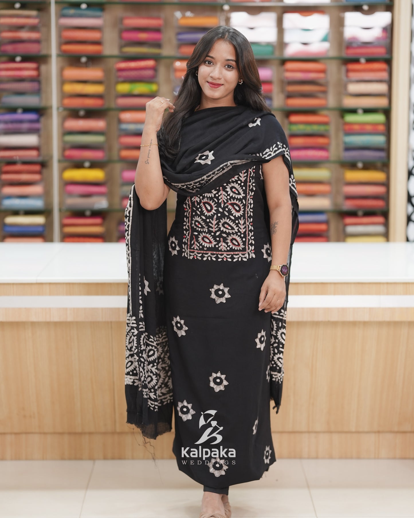 Unstitched  Rayon material 💐K3045