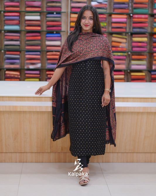 Butta Printed Unstitched Salwar Set  🔺🔺 K3053