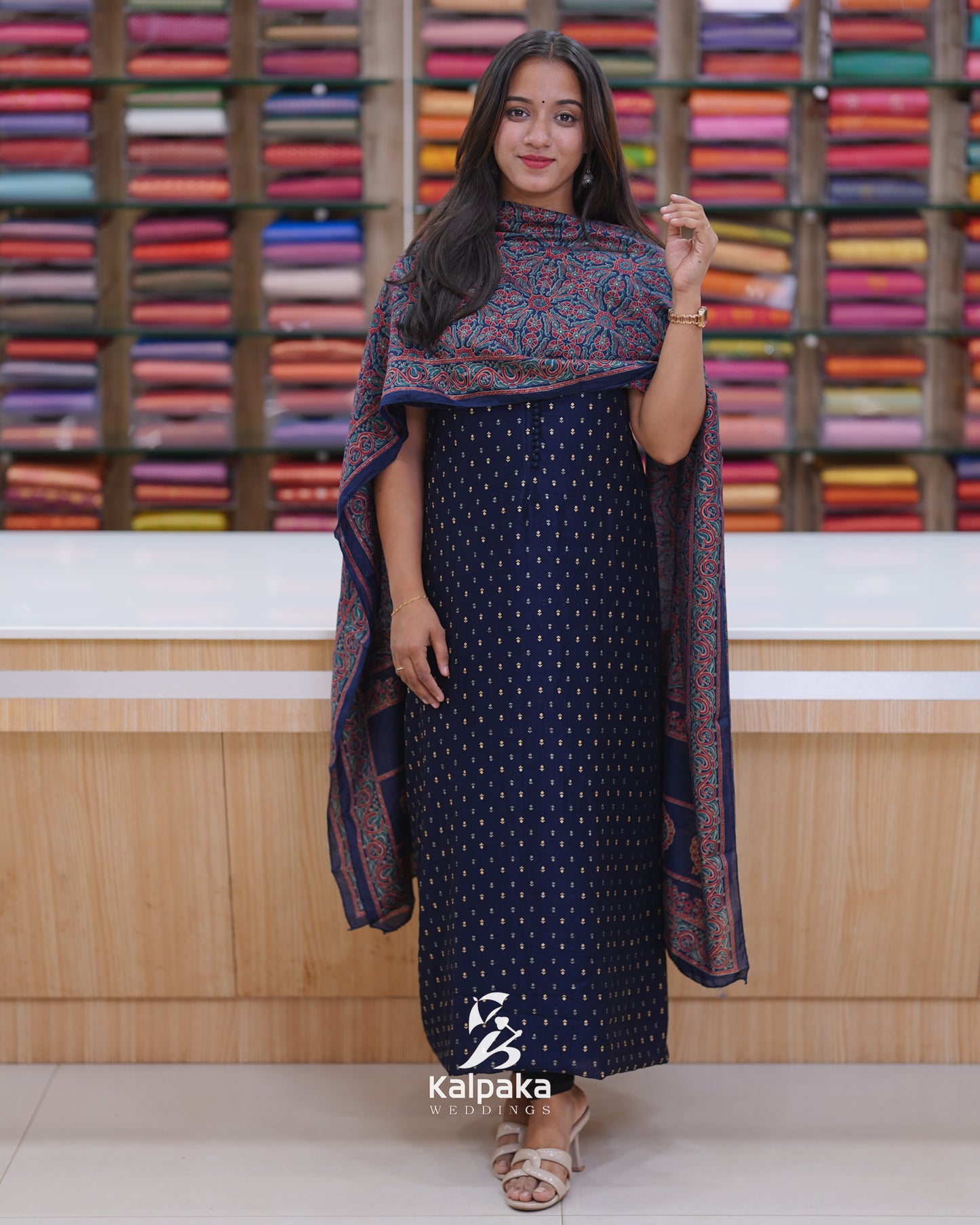 Butta Printed Unstitched Salwar Set  🔺🔺 K3053